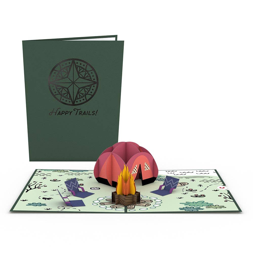 Happy Trails Camping Trip 5''x7'' Card, Pop-Up Cards