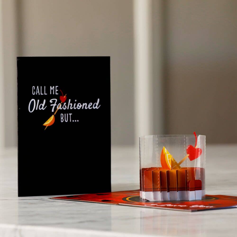 Old Fashioned Love 5''x7'' Card, Pop-Up Cards, Vinatge