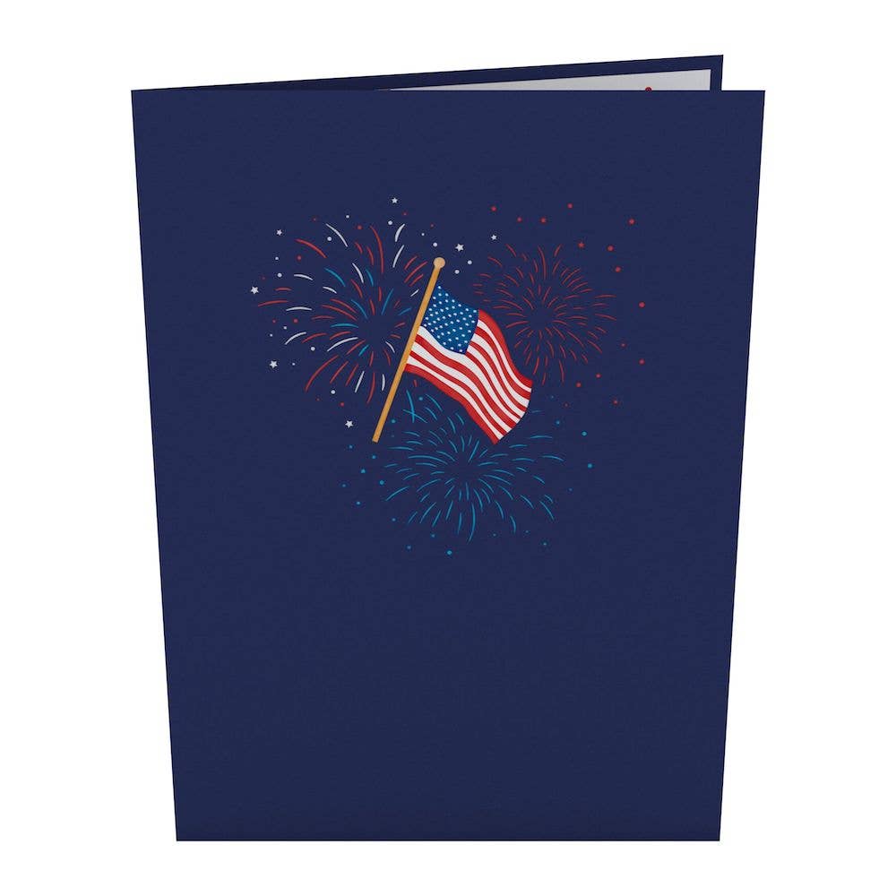 Americana Basket 5''x7'' Card, Postcard