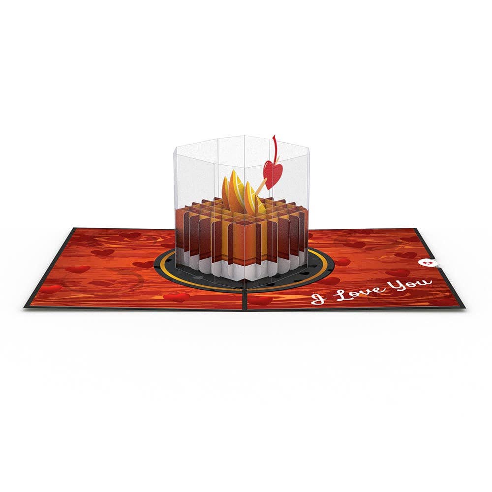 Old Fashioned Love 5''x7'' Card, Pop-Up Cards, Vinatge
