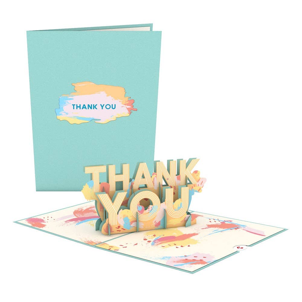 Artistic Thank You 5''x7'' Card, Thank You Cards
