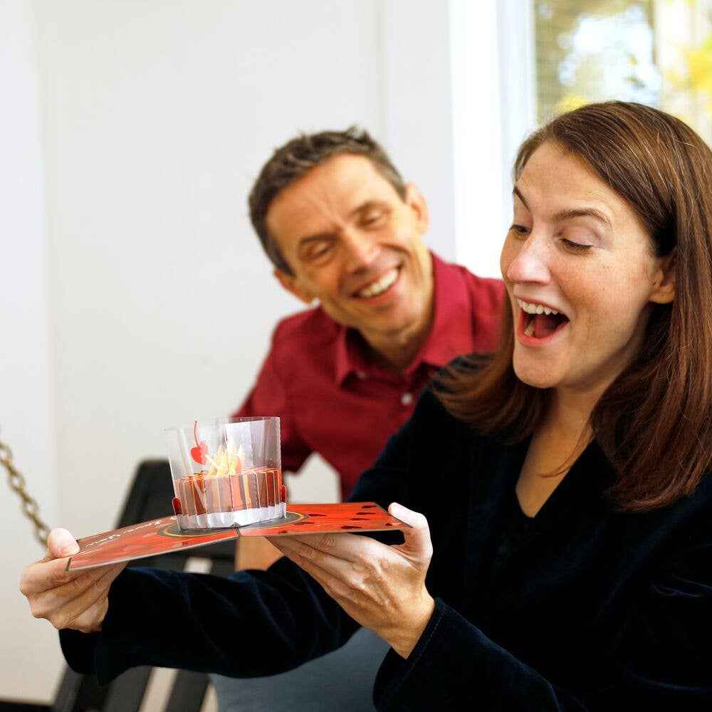 Old Fashioned Love 5''x7'' Card, Pop-Up Cards, Vinatge