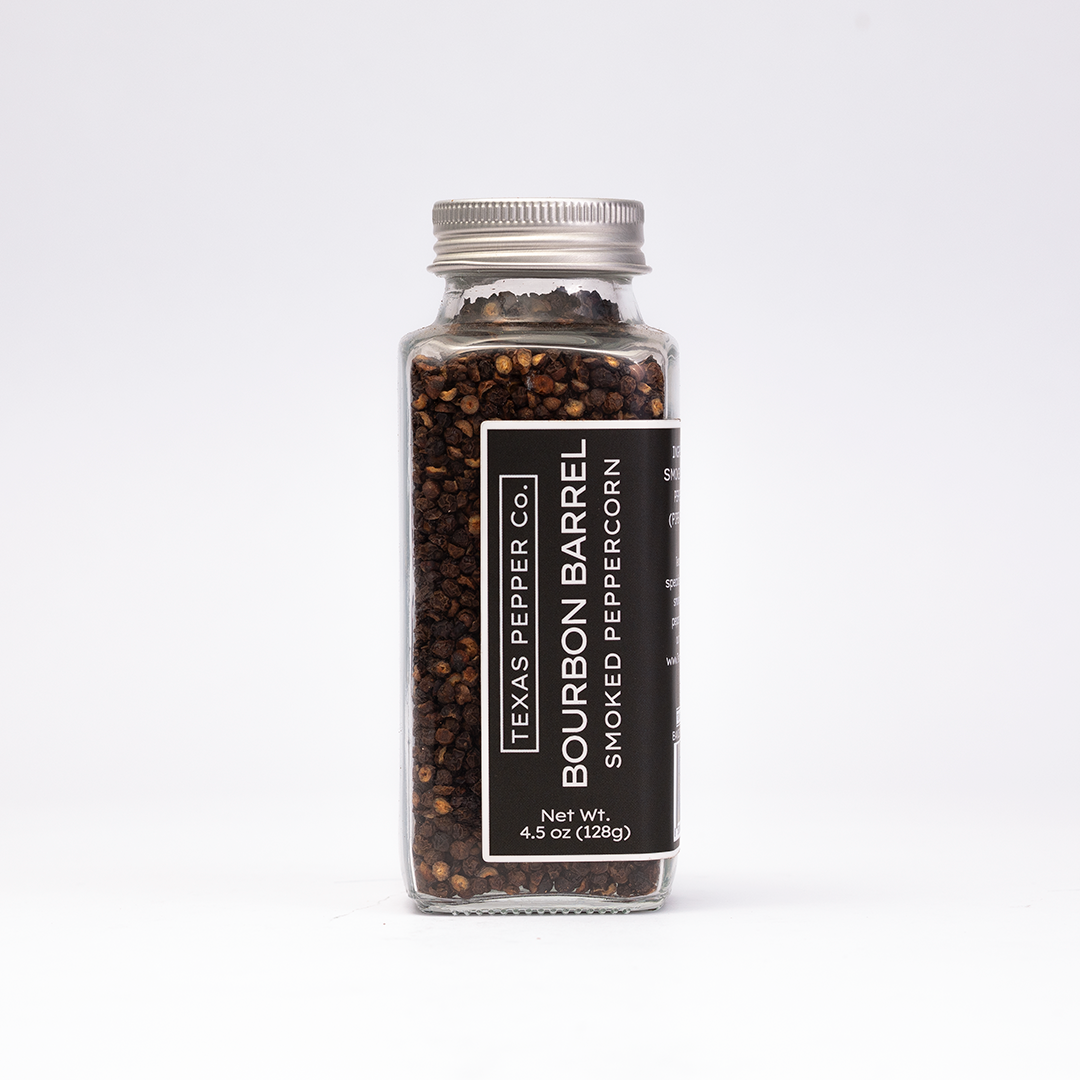 Bourbon Barrel Smoked Peppercorn - Texas Salt Co