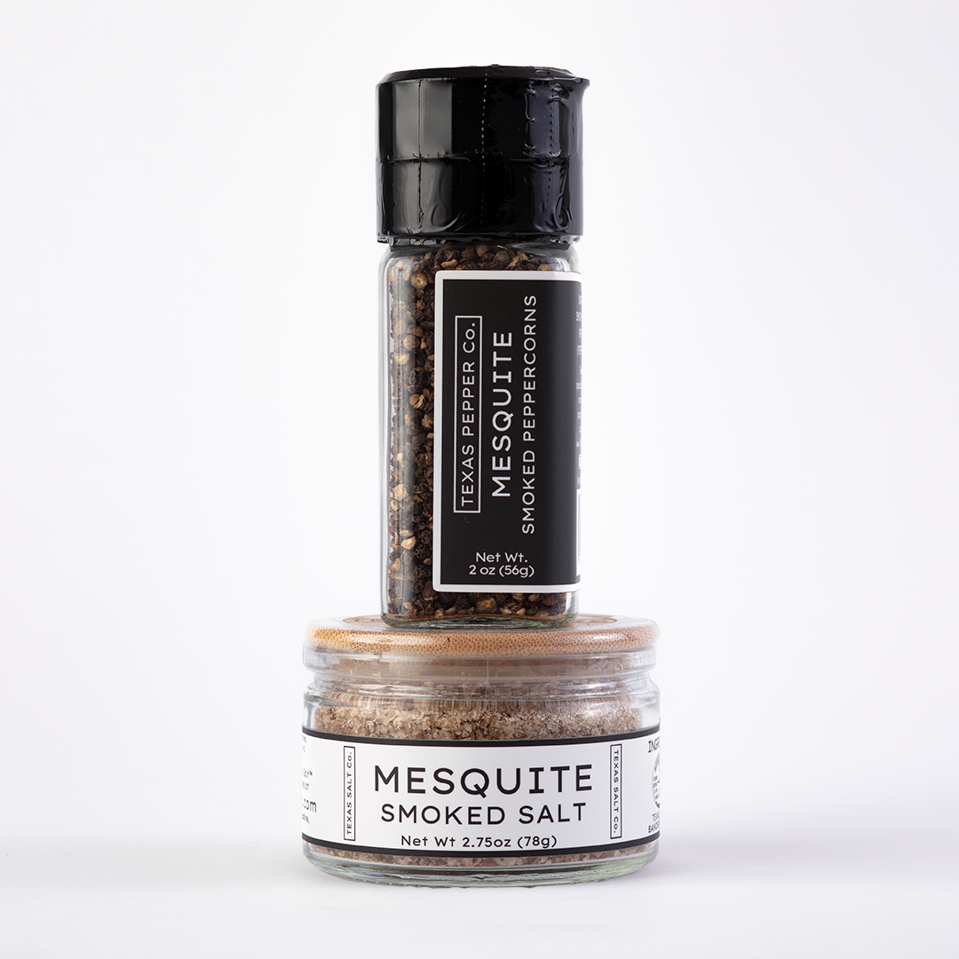 Mesquite Smoked Salt & Pepper Set