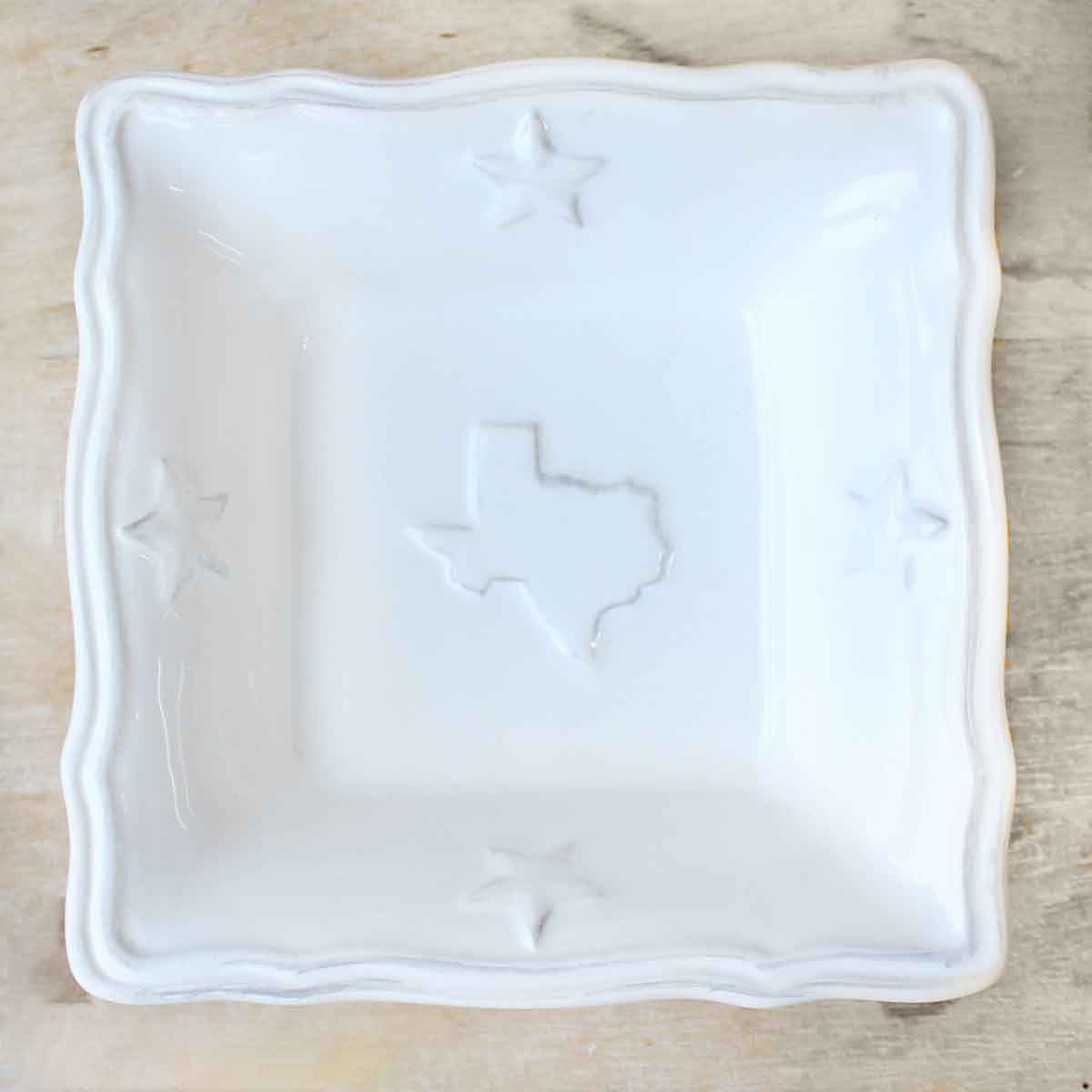 Texas Square Dish
