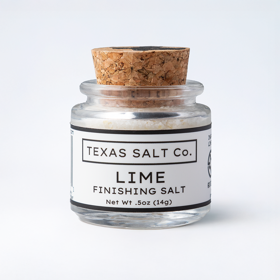 lime finishing salt cork top