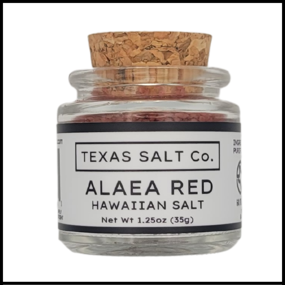 alaea red hawaiian salt cork top