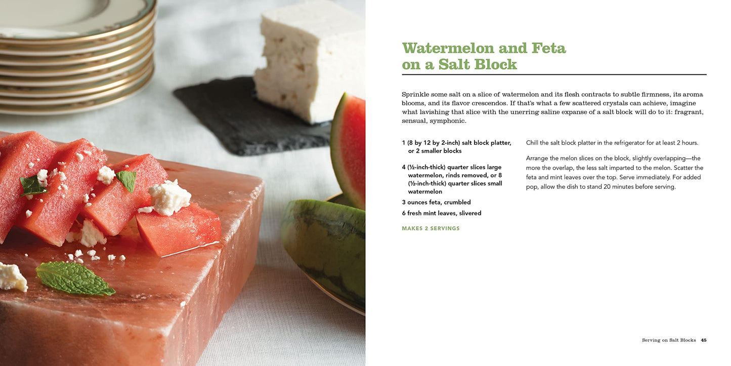 salt block cooking - book