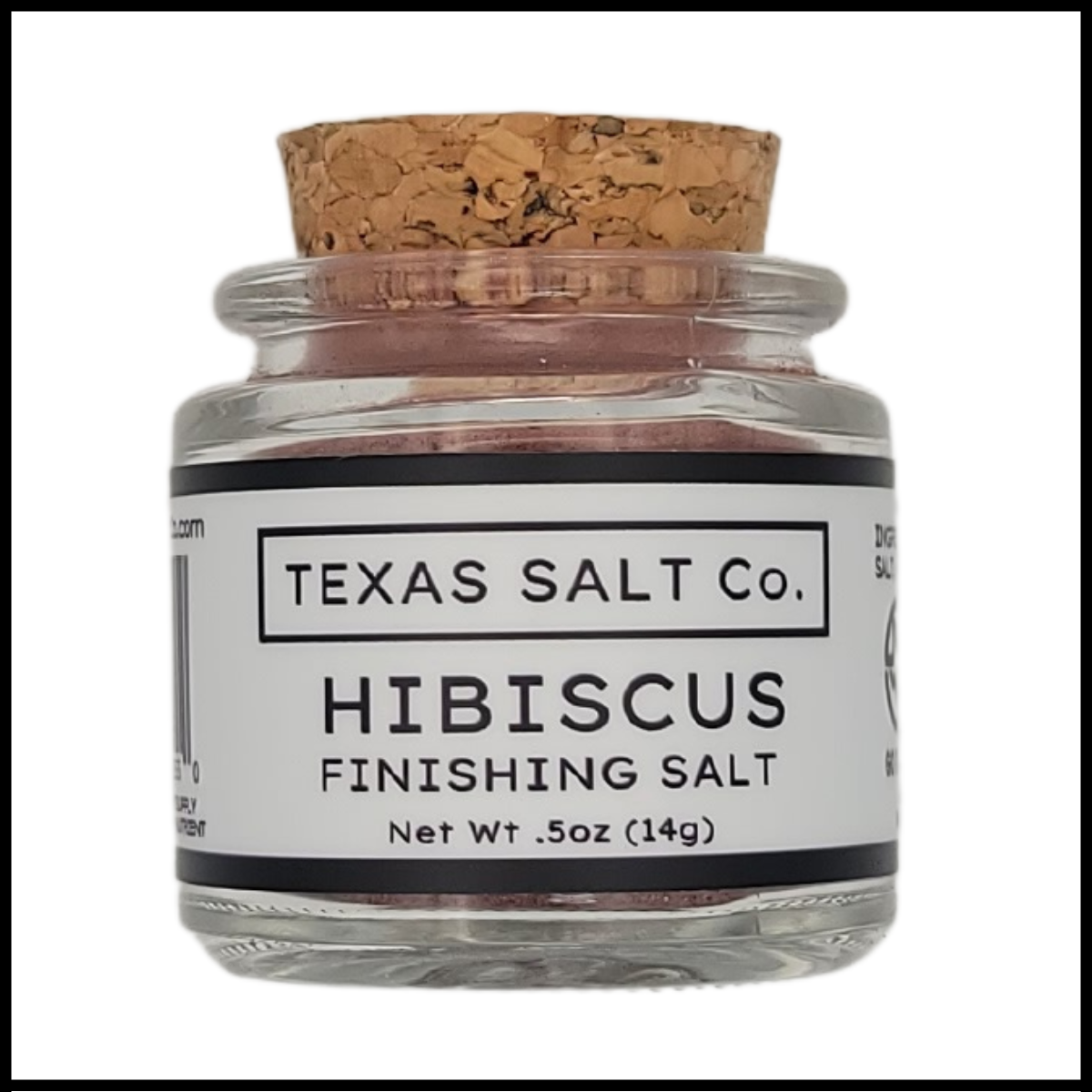 hibiscus finishing salt cork top