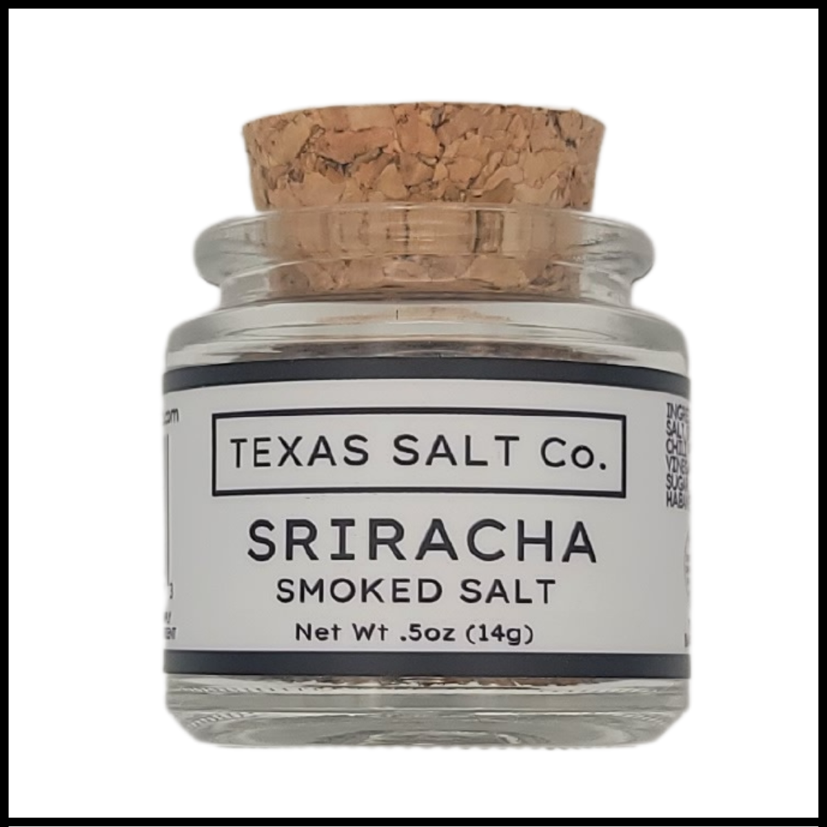 sriracha smoked salt cork top