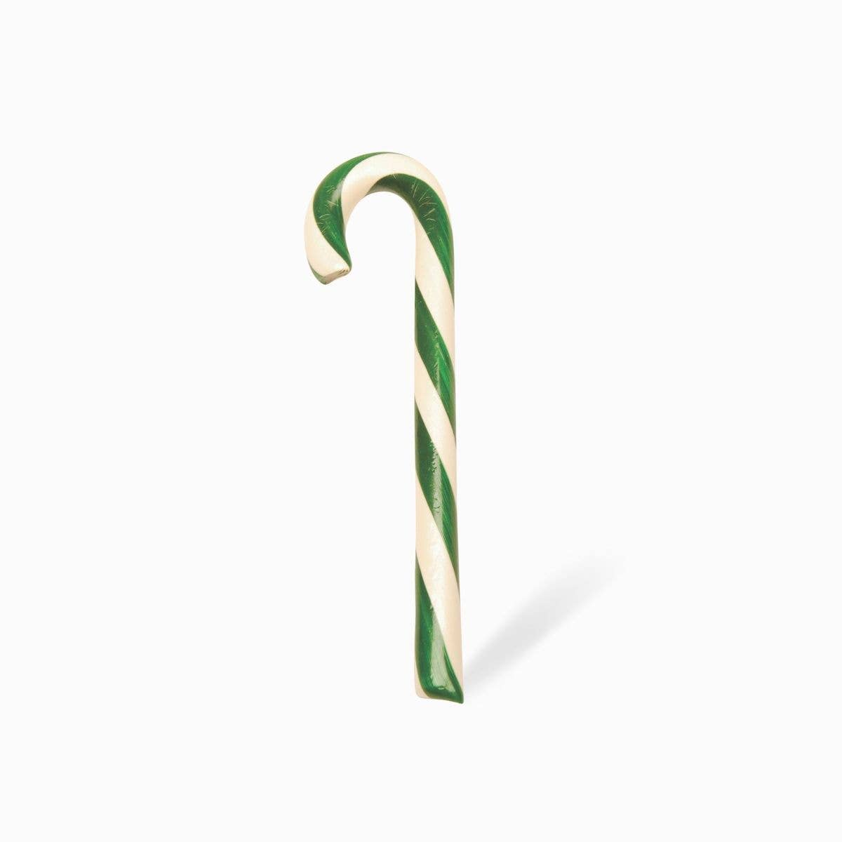 Hand-Spun Jumbo Candy Cane - Spearmint / Wintergreen -1.75oz