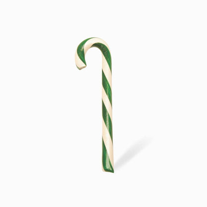Hand-Spun Jumbo Candy Cane - Spearmint / Wintergreen -1.75oz