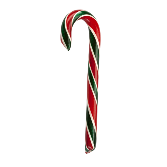 Hand-Spun Jumbo Candy Cane - Cherry - 1.75 oz