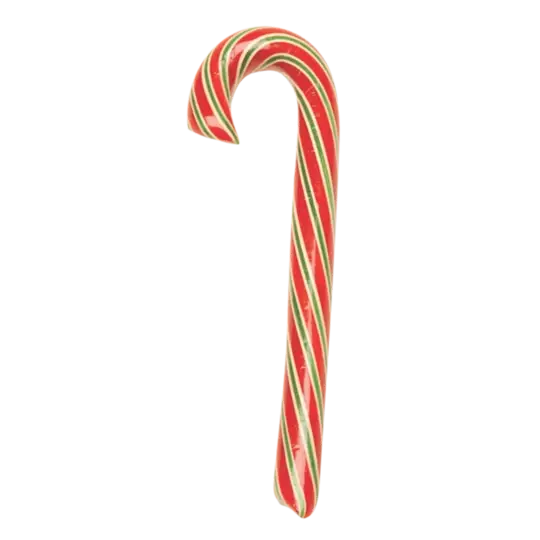 Hand-Spun Jumbo Candy Cane - Cranberry - 1.75 oz