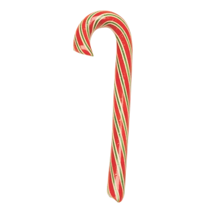 Hand-Spun Jumbo Candy Cane - Cranberry - 1.75 oz