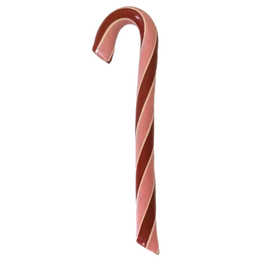 Organic Hand-Spun Jumbo Candy Cane - Cherry - 1.75 oz