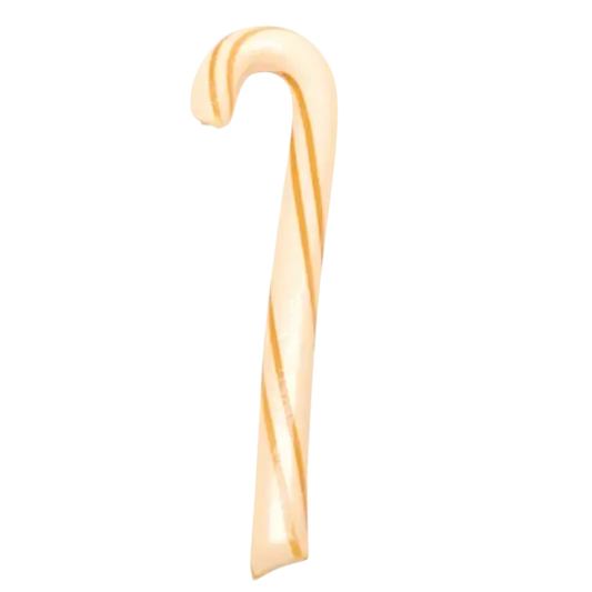 Organic Hand-Spun Jumbo Candy Cane - Butterscotch - 1.75 oz