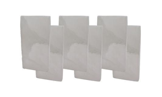 White Himalayan Salt Tile 8 x 4 x 1