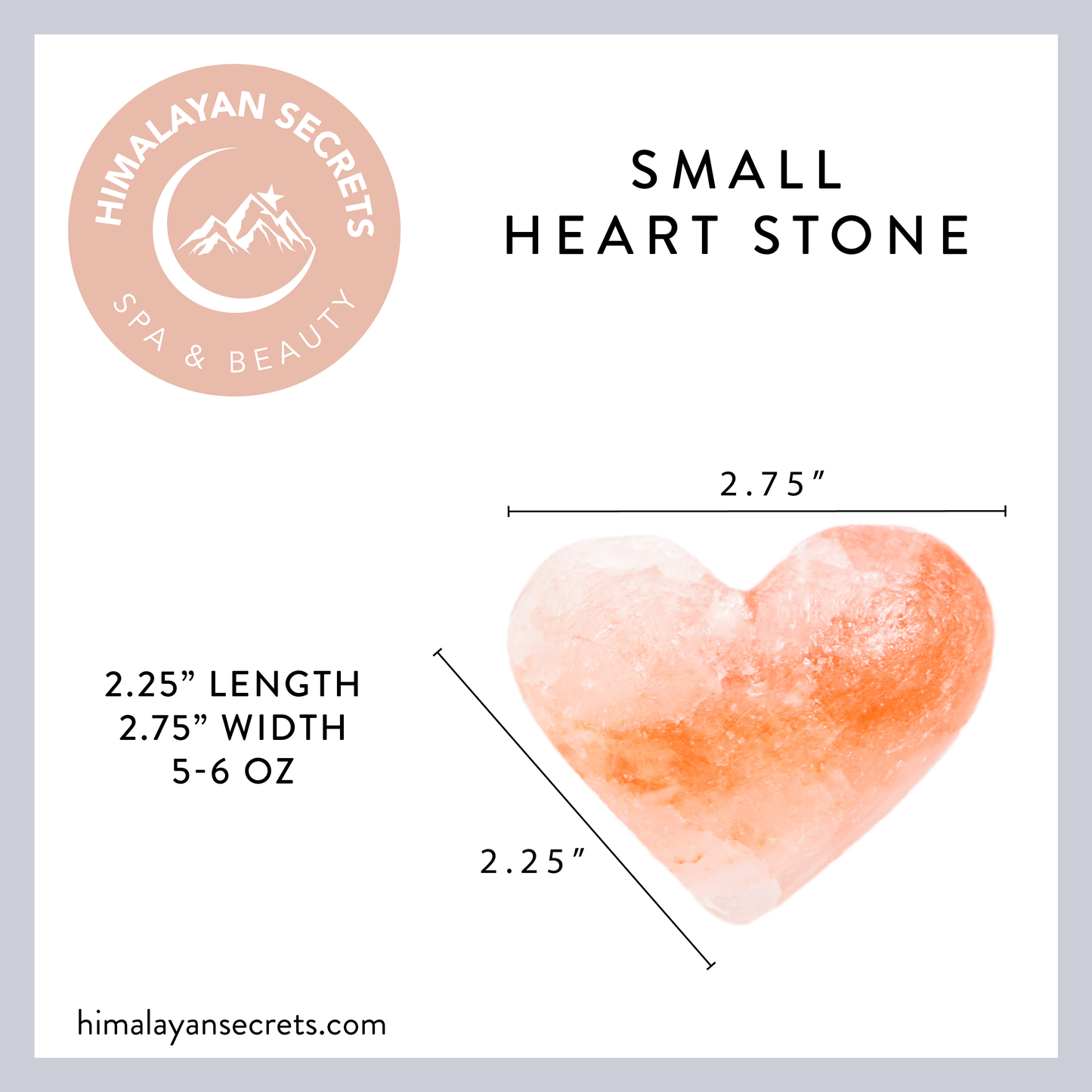 Heart Himalayan Salt Stone