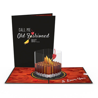 Old Fashioned Love 5''x7'' Card, Pop-Up Cards, Vinatge