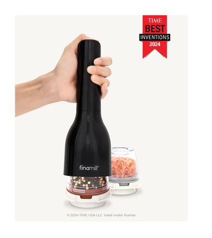 FinaMill Classic Battery - 1 Everyday Pod, 1 Pepper Pod: Midnight Black