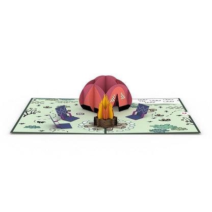 Happy Trails Camping Trip 5''x7'' Card, Pop-Up Cards