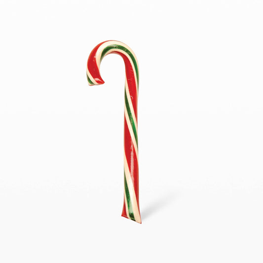 Hand-Spun Jumbo Candy Cane - Strawberry - 1.75 oz