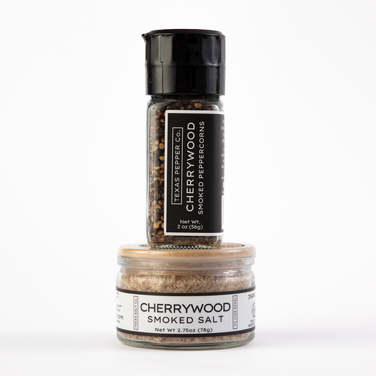 Cherrywood Smoked S&P Set