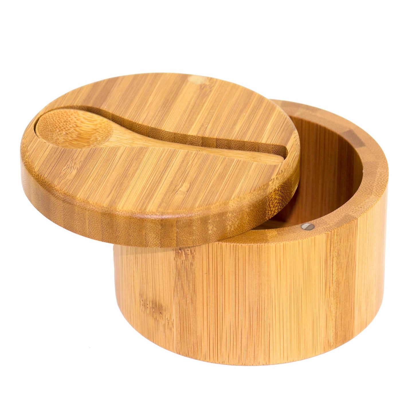 Big Dipper Bamboo Salt Box with Spoon