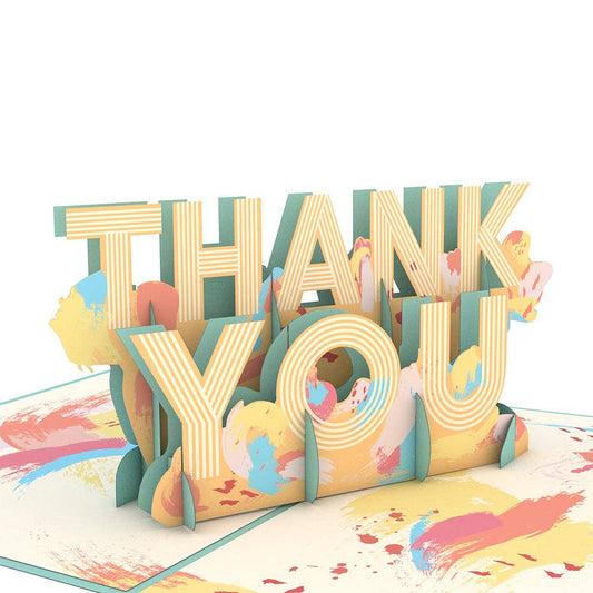 Artistic Thank You 5''x7'' Card, Thank You Cards