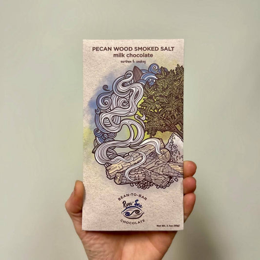 Pecan Wood Smoked Salt Milk Chocolate