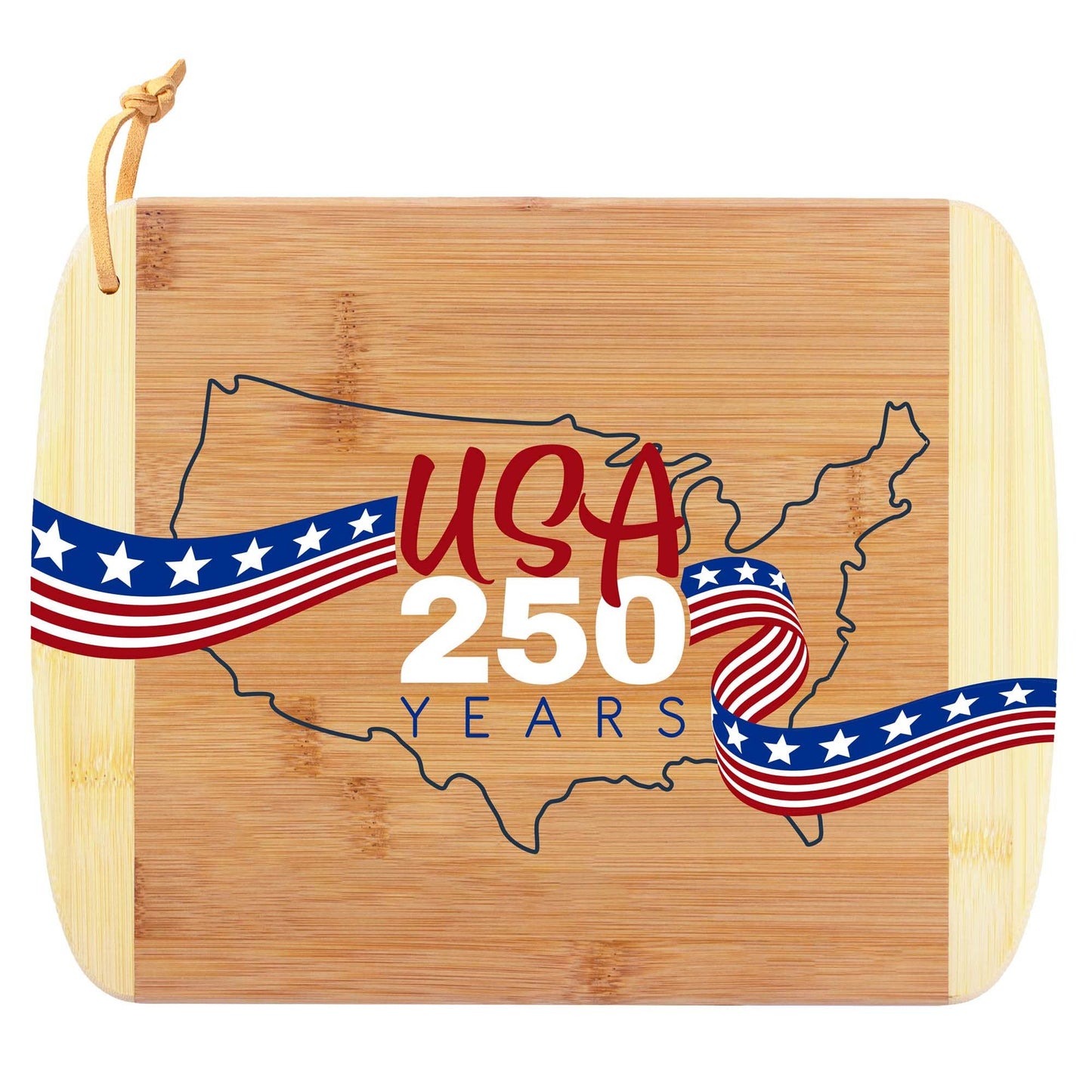 USA 250th Anniversary Colorful Cutting Board, 11" x 8-1/2"
