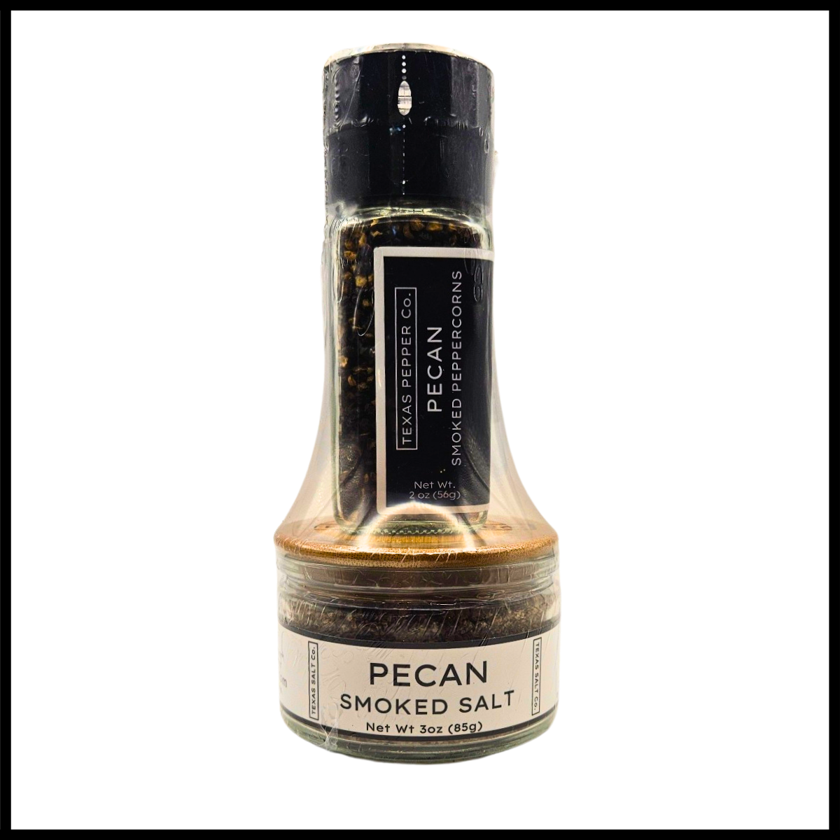 Pecan Smoked Salt & Pepper Set