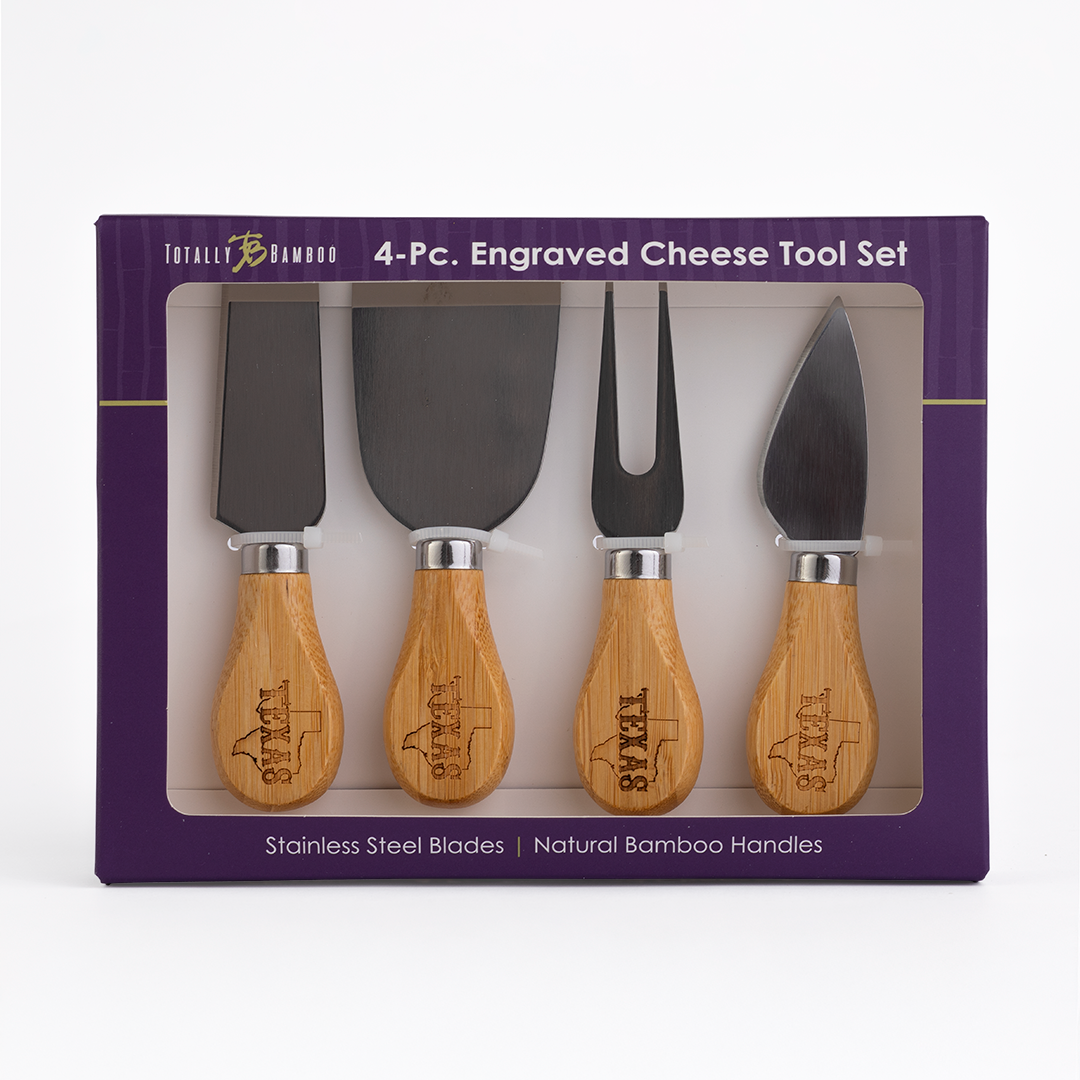 Texas 4-Piece Cheese Knife Set