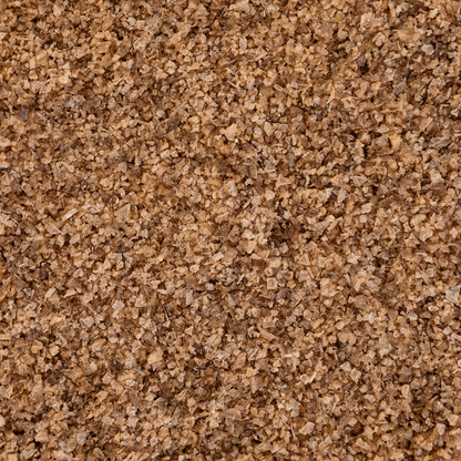 Close-up texture shot of Texas Salt Co. Alder Smoked Salt showing coarse grains and natural alder-smoke color.