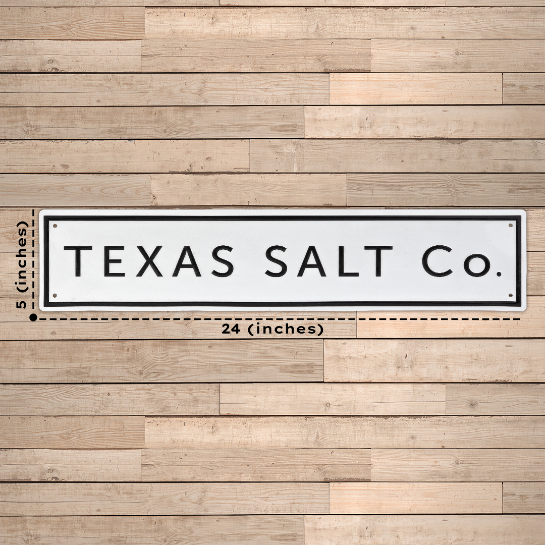 Embossed Metal Sign for Gift