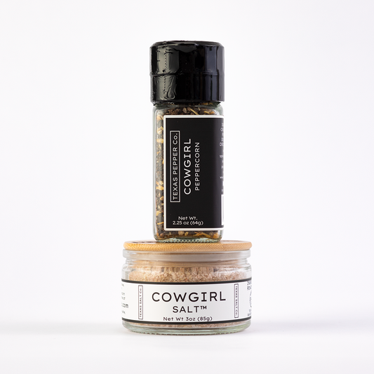 cowgirl salt and cowgirl pepper jars