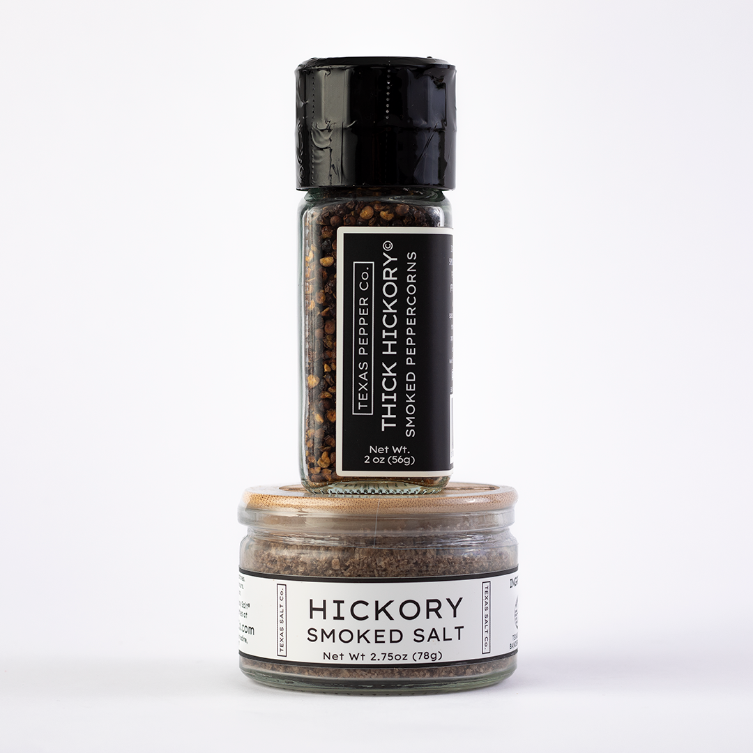 Hickory Smoked Salt & Pepper Set