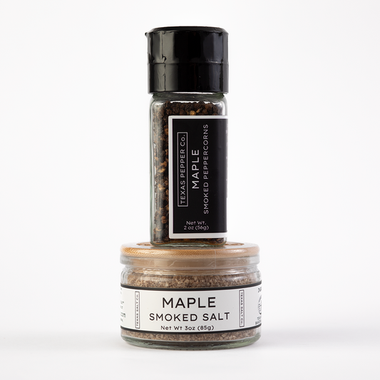 Maple Smoked Salt & Pepper Set