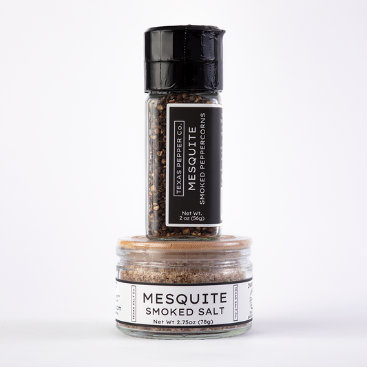 Mesquite Smoked Salt & Pepper Set