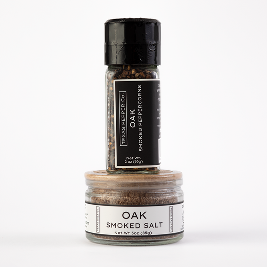 Oak Smoked Salt & Pepper Set