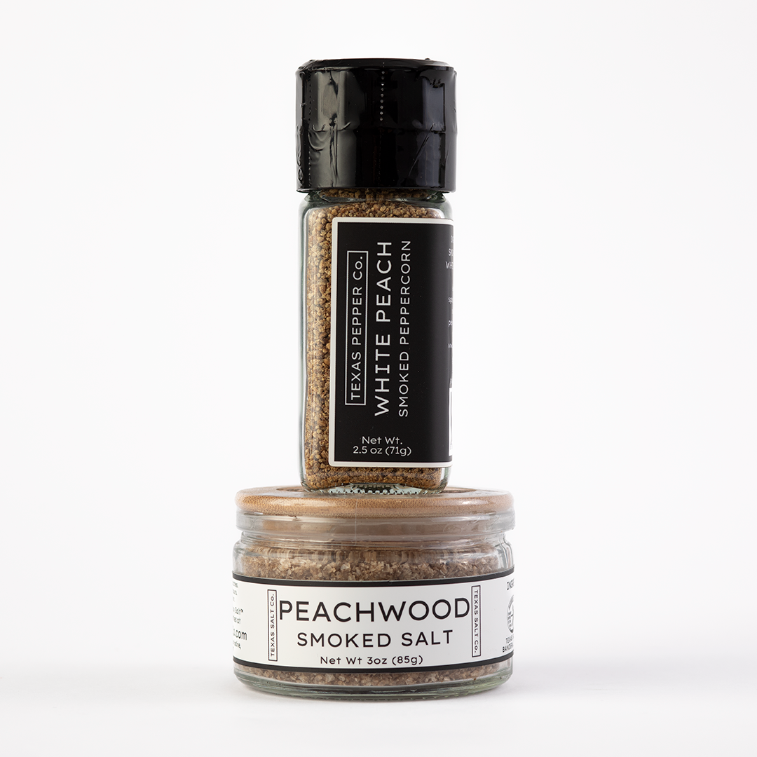 Peach Smoked Salt & Pepper Set
