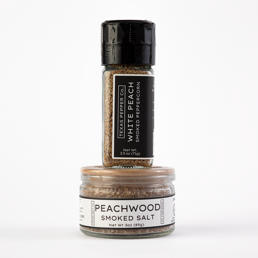Peach Smoked Salt & Pepper Set