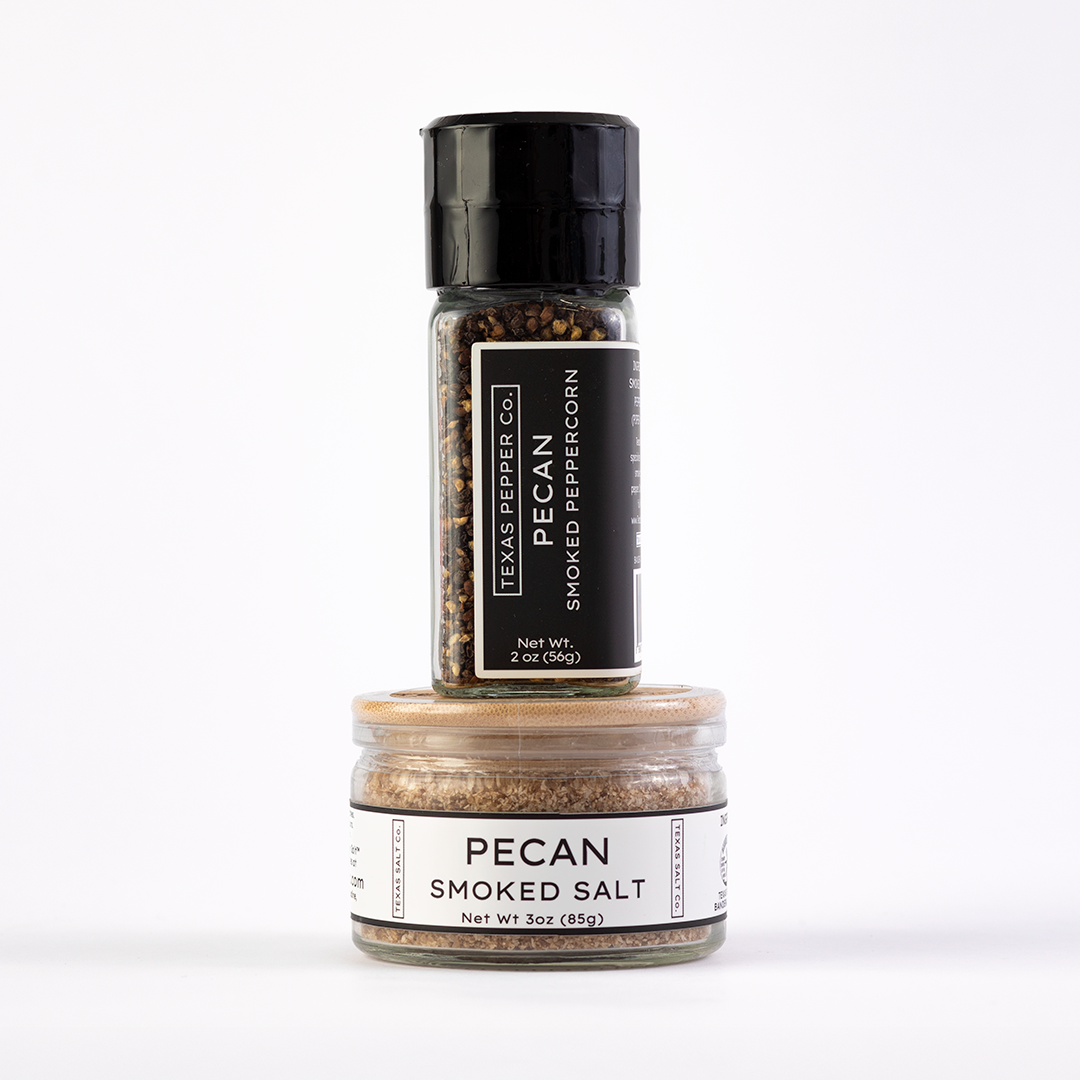 Pecan Smoked Salt & Pepper Set