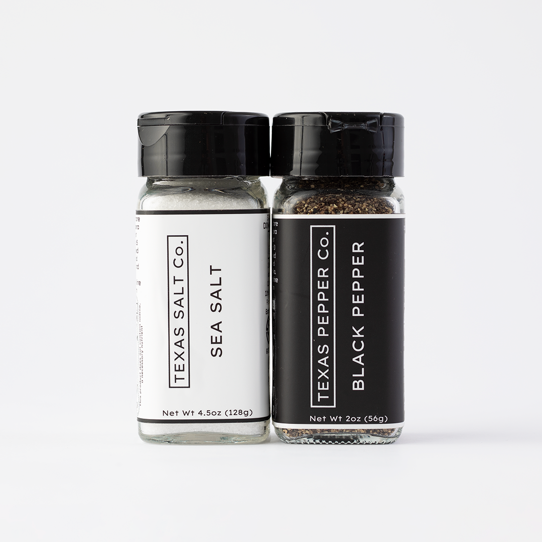 Salt & Pepper Set For Perfect Seasoning – Texas Salt Co