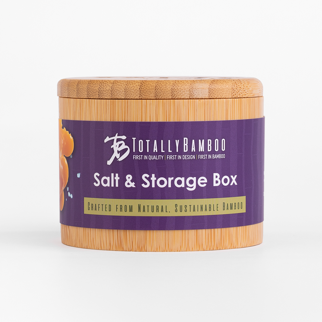 Texas Bamboo Salt Cellar & Storage Box