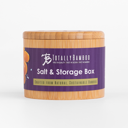 Texas Bamboo Salt Cellar & Storage Box