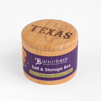 Texas Bamboo Salt Cellar & Storage Box