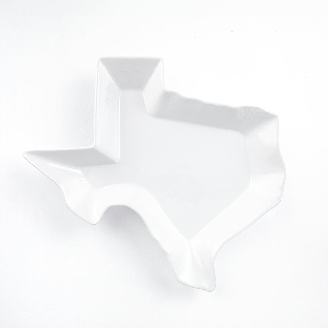 Texas Shaped Platter 16"