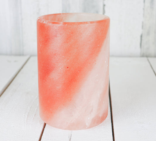 z-himalayan salt tall glass 6"